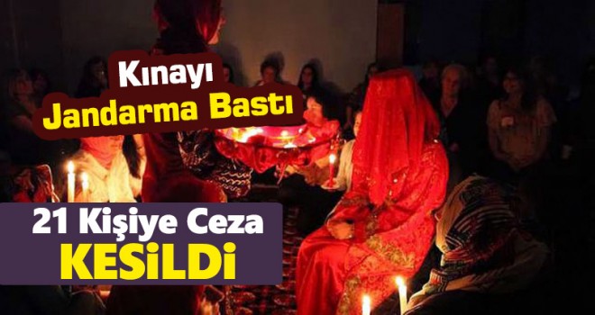 Karaman'da evde kına gecesi düzenleyen 21 kişiye ceza kesildi