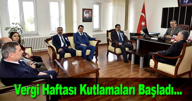 Vergi Haftası Kutlamaları Başladı
