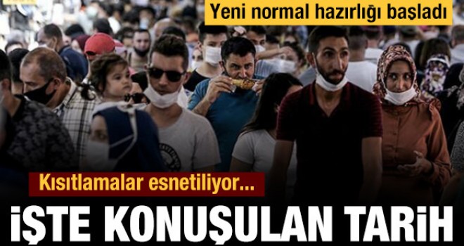 Yeni normal hazırlığı başladı
