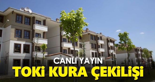TOKİ Karaman 199 adet konut kura çekilişi canlı yayın