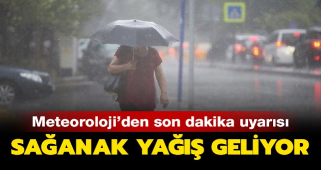 Karaman ve Konya'da sağanak görülecek