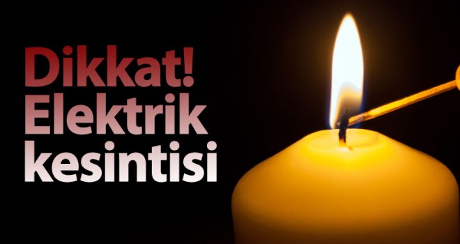 Karaman'daki 2 köyde elektrik kesintisi olacak