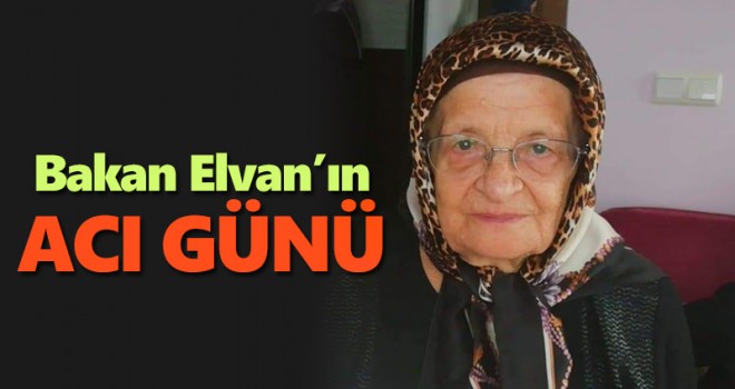 Bakan Elvan'ın Teyzesi Vefat Etti