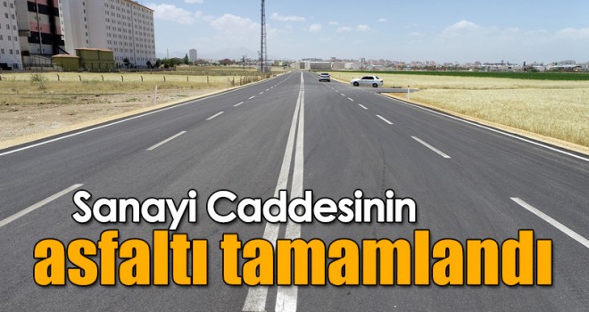 Sanayi Caddesinin Asfaltı Tamamlandı