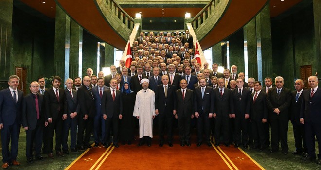 Cumhurbaşkanı Erdoğan, Müftüleri Kabul Etti