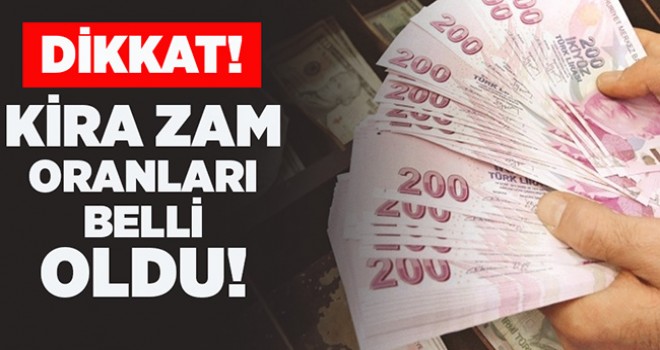 Haziran ayı kira artış oranı belli oldu!