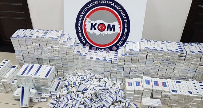 Mersin'de sigara kaçakçılığı