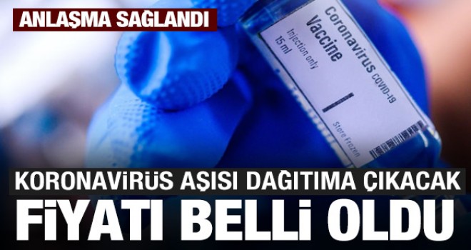 Koronavirüs Aşısı Dağıtıma Çıkıyor! Fiyatı Belli Oldu!