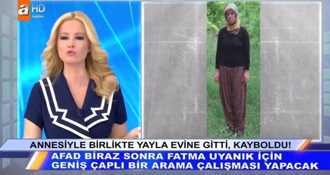 Fatma Uyanık için Afad Ekibi Arama Yapacak