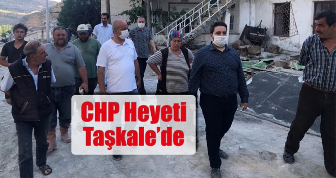 CHP Heyeti Taşkale'de