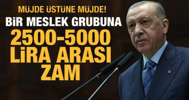 Cumhurbaşkanı Erdoğan'dan müjde: Doktorlara yapılacak zam belli oldu