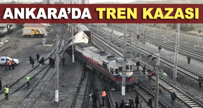 Ankara'da tren kazası!