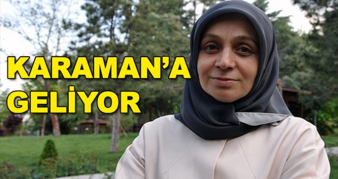 Konya Milletvekili Dr. Leyla ŞAHİN USTA Karaman'a Geliyor