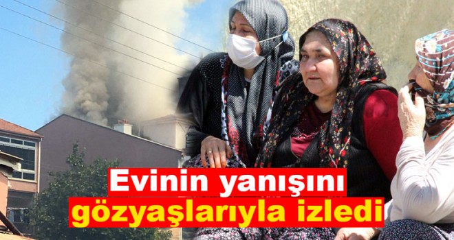 Karaman'da çatı yangını!