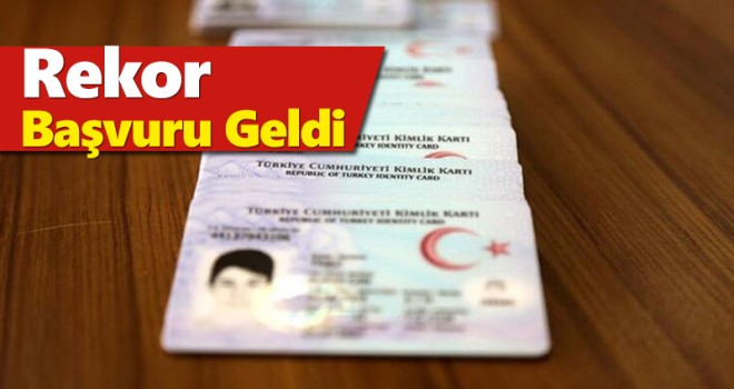 Kimliklerde yeni düzenleme! Rekor başvuru geldi