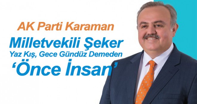 AK Parti Karaman Milletvekili Şeker'in Hemşireler Günü mesajı