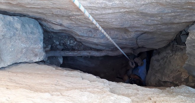 Keçi Kurtarma Operasyonu Tam 3 Saat Sürdü