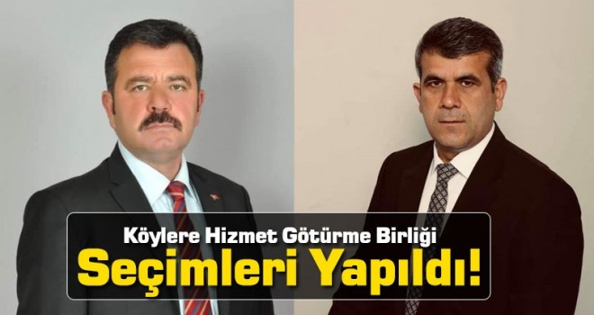 Köylere Hizmet Götürme Birliği Seçimleri Yapıldı!