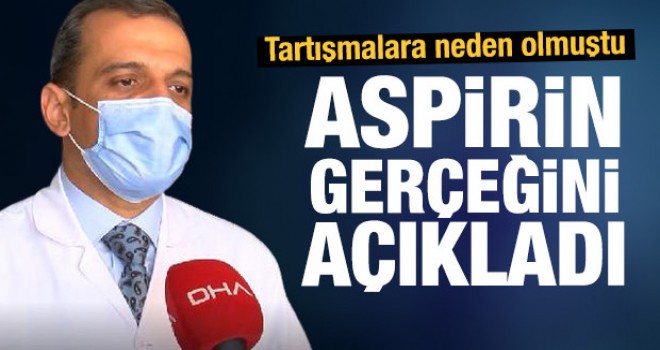 Bilim Kurulu üyesi aspirin gerçeğini açıkladı