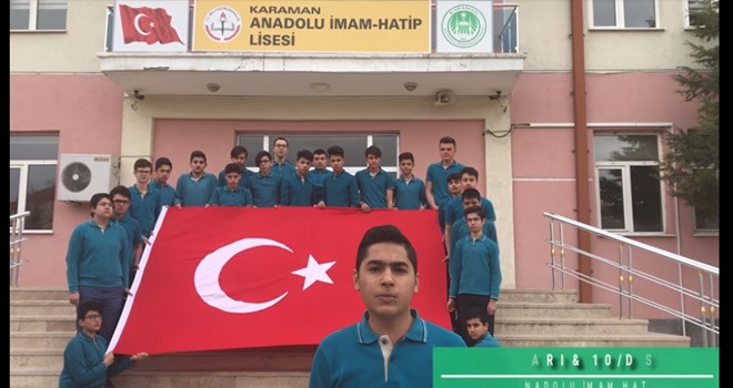 Öğrencilerden Mehmetçik İçin Anlamlı Koreografi