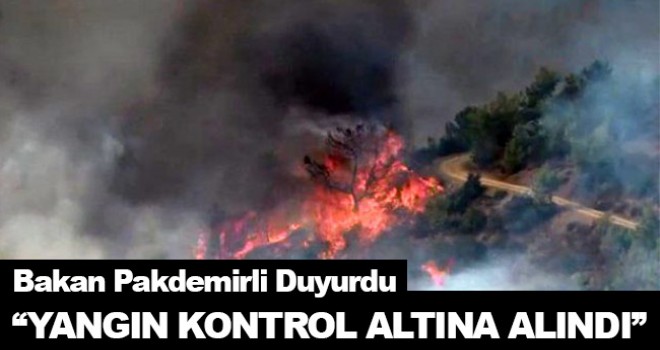 Orman yangını kontrol altında