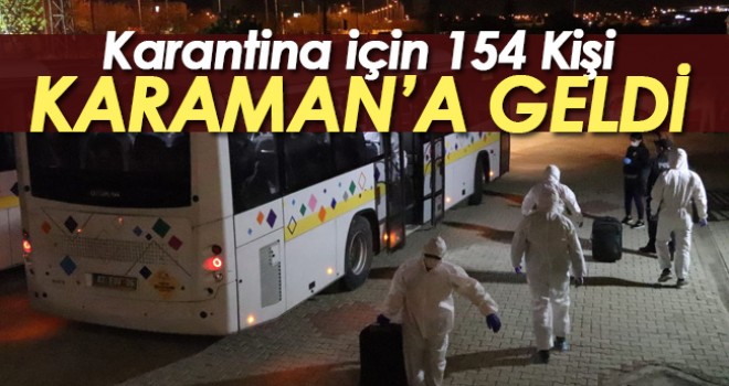 Bangladeş’ten Karantina İçin 154 Kişi Geldi