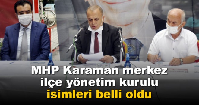 MHP Karaman Merkez ilçe kongresi yapıldı