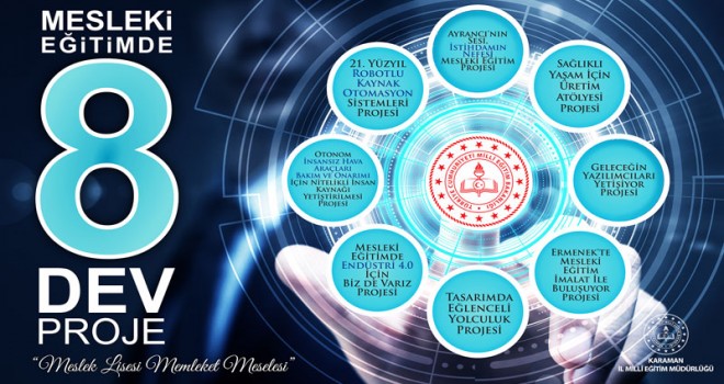Karaman Milli Eğitimin Mesleki Eğitimde Gözü Yükseklerde