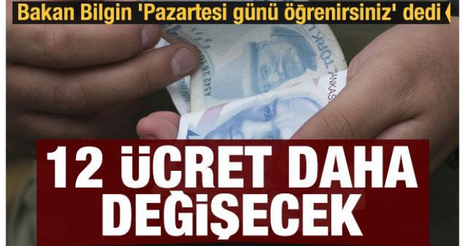 Asgari ücret yarın belli oluyor! 12 ücret daha değişecek