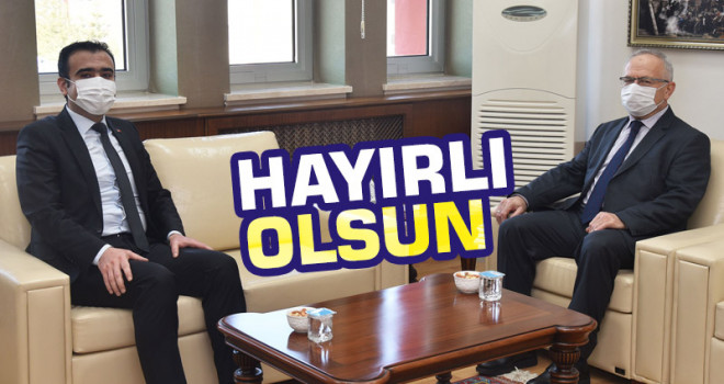 Başkan Kalaycı'dan Rektör AK'a Ziyaret
