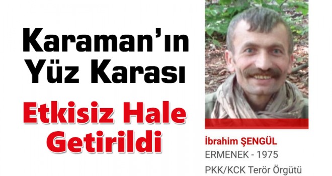 PKK'nın kırmızı kategoride aranan Amanos sorumlusu Karamanlı çıktı