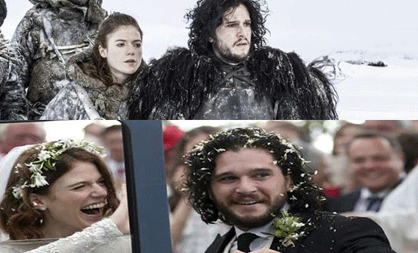 Game of Thrones'un Yıldızları Evlendi