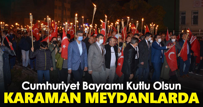 Karaman Meydanlarda! 29 Ekim Cumhuriyet Bayramı'na Doğru