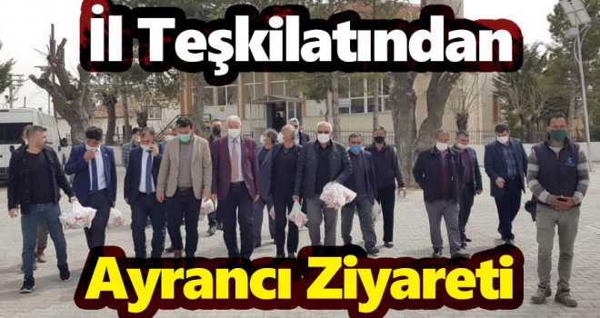 Miraç kandilinde İl Teşkilatının Ayrancı ziyareti