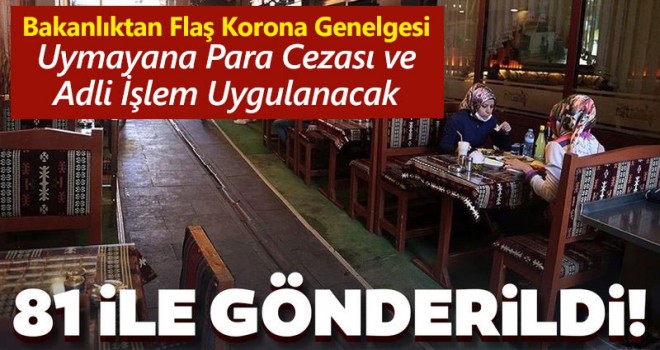 Bakanlıktan 81 ile yeni genelge