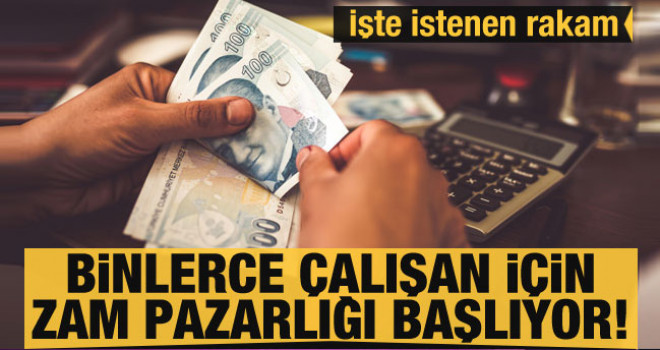Kamu işçisinin gözü zam pazarlığı başlıyor! İşte istenen rakam