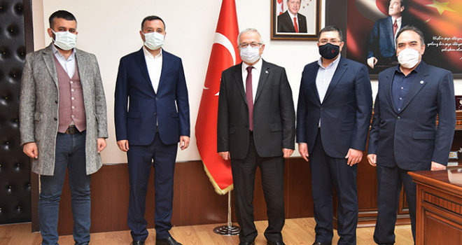 MHP Heyetinden Rektör Namık Ak'a Ziyaret