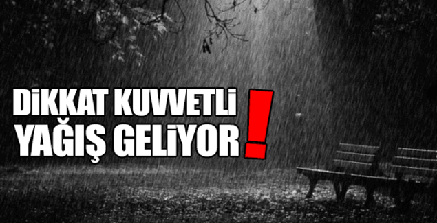 Meteorolojiden Karaman için sağanak uyarısı