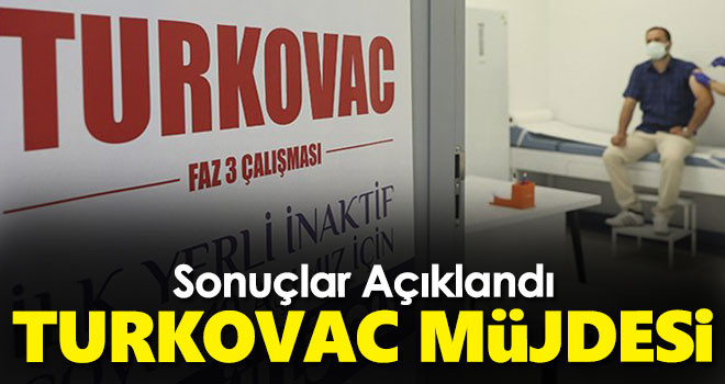 Yerli aşı TURKOVAC'la ilgili bomba gelişme duyuruldu
