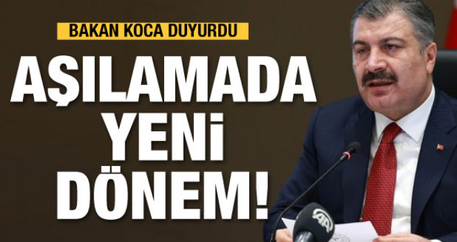 Aşı sırası 55 yaş üstüne geldi