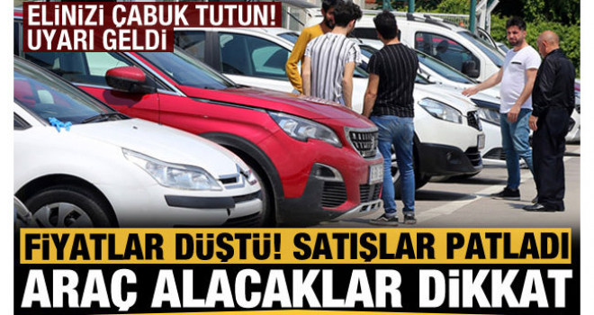İkinci el otomobilde düşen fiyatlar şubatta satışları artırdı