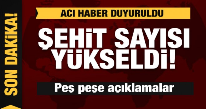 Son Dakika Haberi! İdlib'de Şehit Sayısı Yükseldi