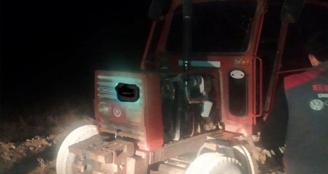 Traktör farıyla ava 10 bin lira ceza