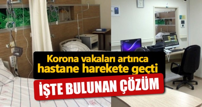 Karaman'da Korona vakaları artınca hastane harekete geçti