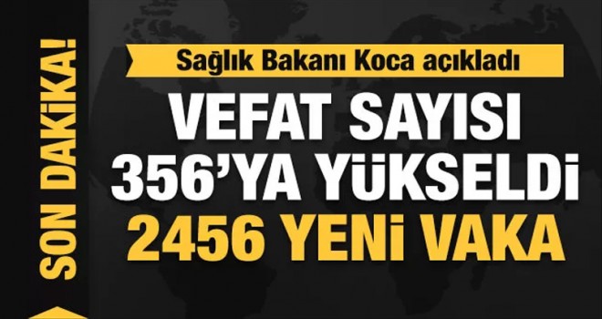 Son dakika haberi: Sağlık Bakanı Koca koronavirüste yeni vaka sayısını açıkladı