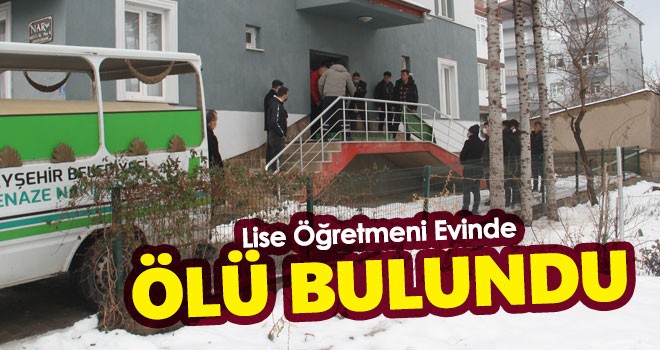 Konya'da lise öğretmeni evinde ölü bulundu
