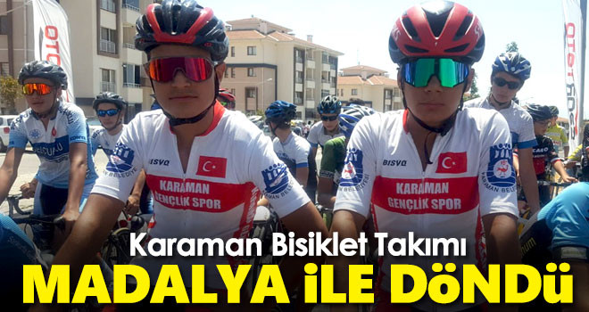Karaman Bisiklet Takımı Aksaray’dan Madalyalarla Döndü