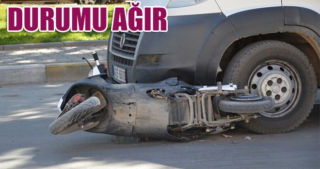 Elektrikli Bisiklet Otomobil İle Çarpıştı