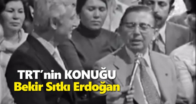 Karamanlı Şair Bekir Sıtkı Erdoğan TRT'de