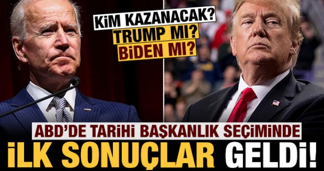 ABD Başkanlık seçiminde nefesler tutuldu: İki eyalette kazanan belli oldu!